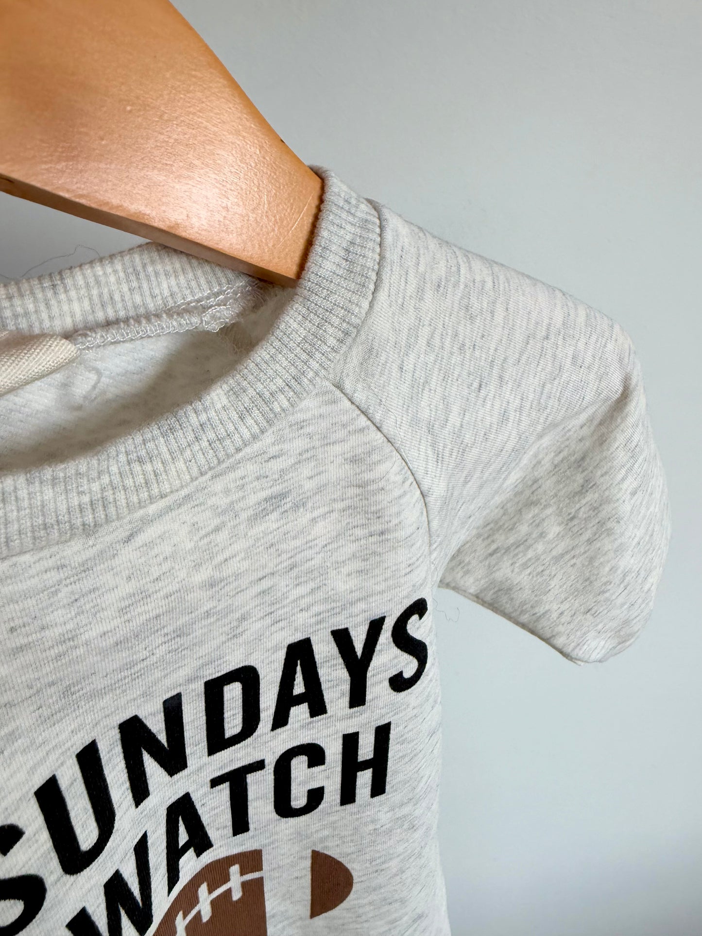 Sunday Football With Daddy Jumpsuit / 3-6m
