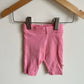 Newborn Pink Leggings / 0m