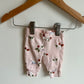 Newborn Strawberry Floral Leggings / 0m