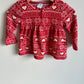 Patterned Heart Long Sleeve / 6-12m