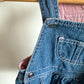 Overall Jean Dress with Pink Liner / 12-18m