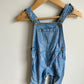 Chambray Flower Overalls / 12m