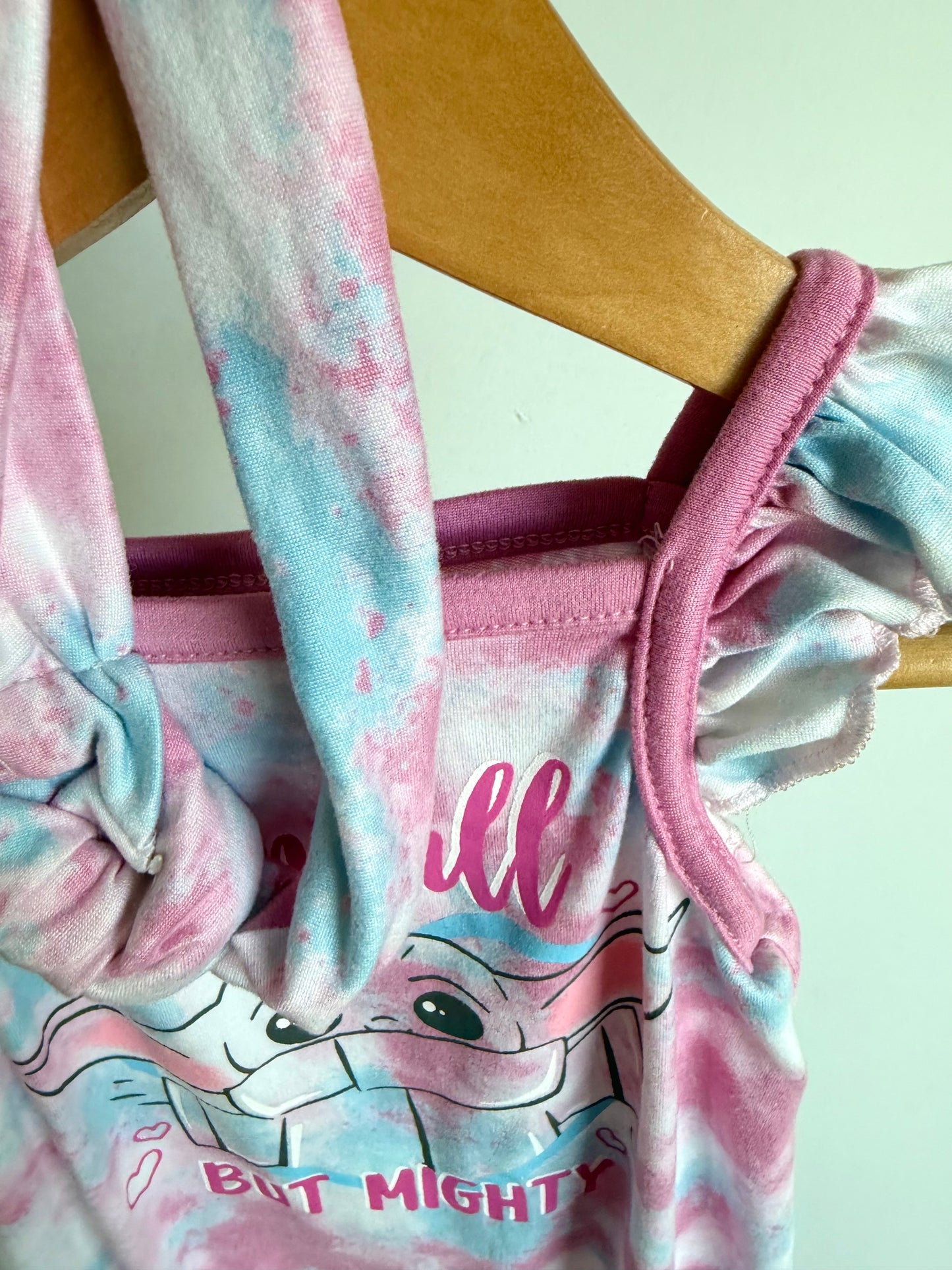 Small But Mighty Romper + Headband / 3-6m