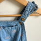 Chambray Flower Overalls / 12m