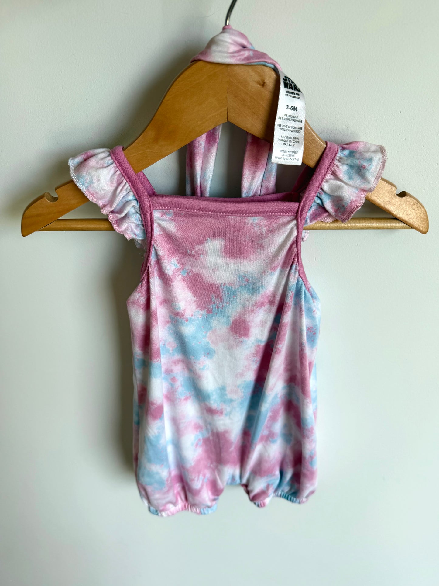 Small But Mighty Romper + Headband / 3-6m