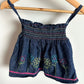 Jean Embroidery Floral Dress / 12m