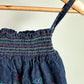 Jean Embroidery Floral Dress / 12m