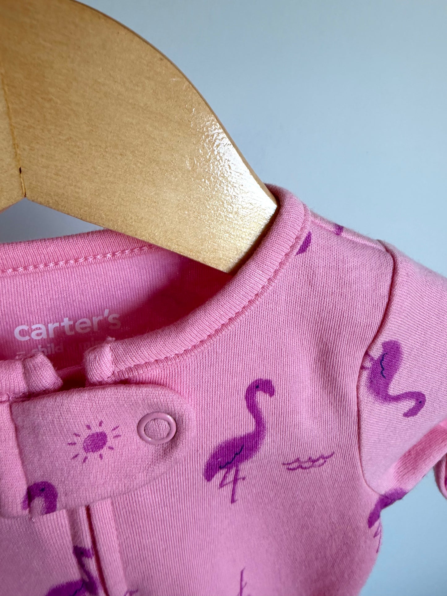 Flamingo Footed Sleeper (With Tags) / 0-3m