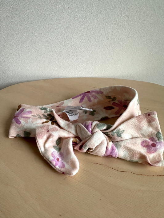 Elastic Floral Headband / 0-9m