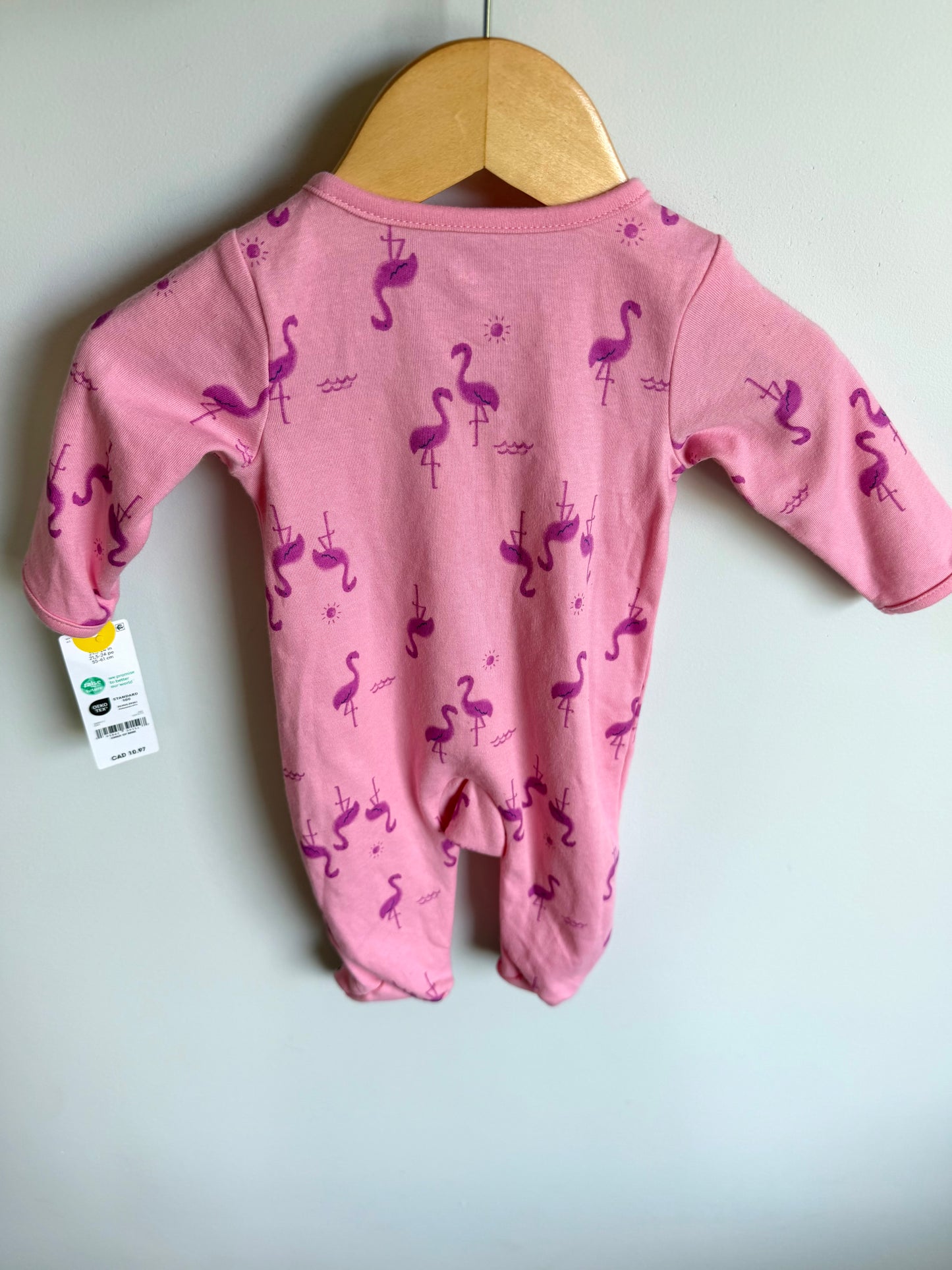 Flamingo Footed Sleeper (With Tags) / 0-3m