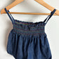 Jean Embroidery Floral Dress / 12m
