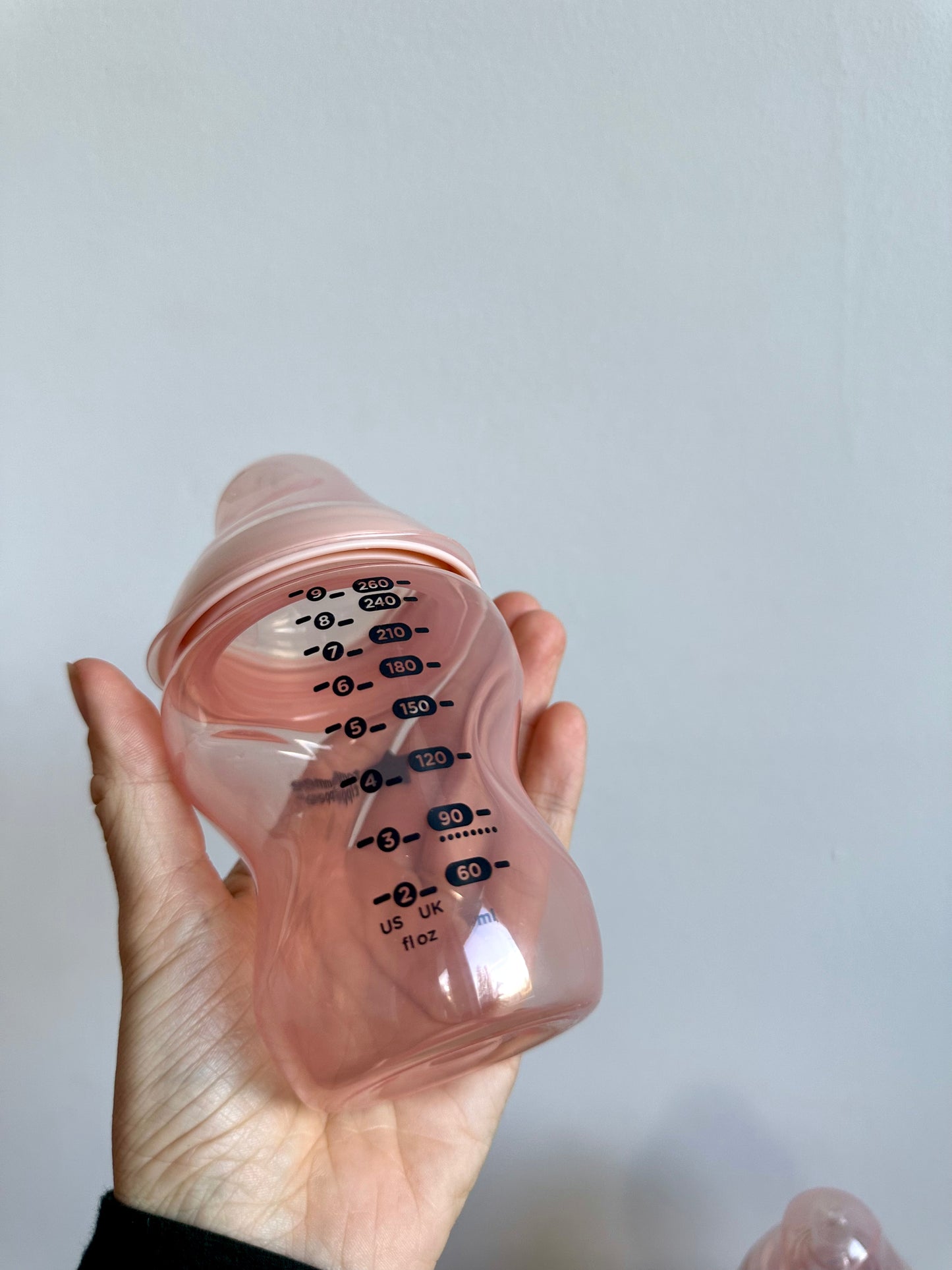 Pink Tommy Tippee Bottles (2) 260 ml