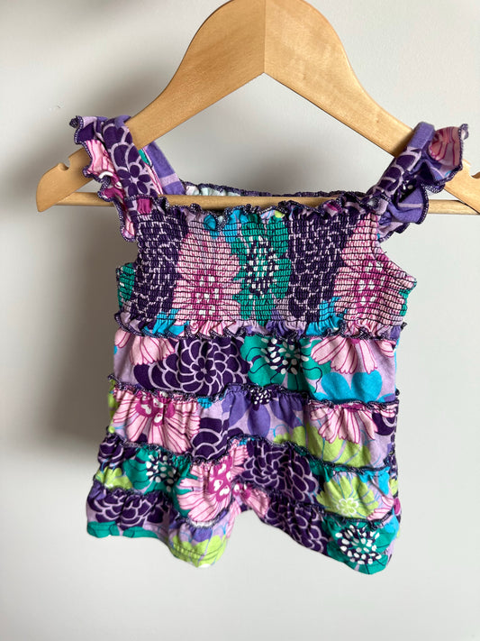 Rousing Floral Dress / 6-12m