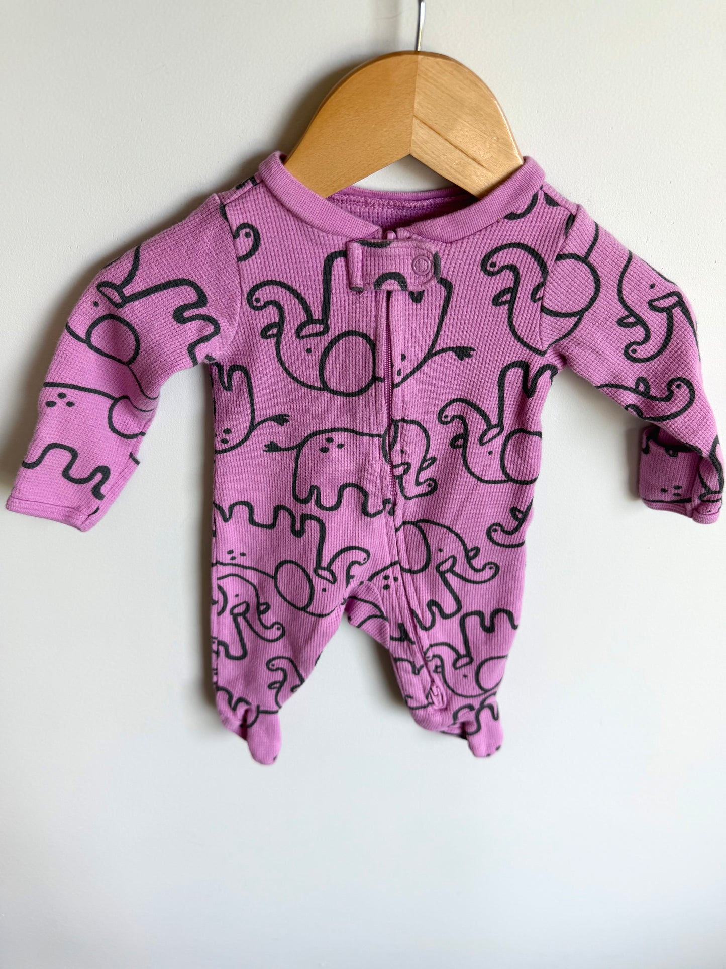 Elephant 2 Way Zipper Sleeper / 0m
