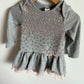 Sparkly Long Sleeve Tulle Dress / 6-12m