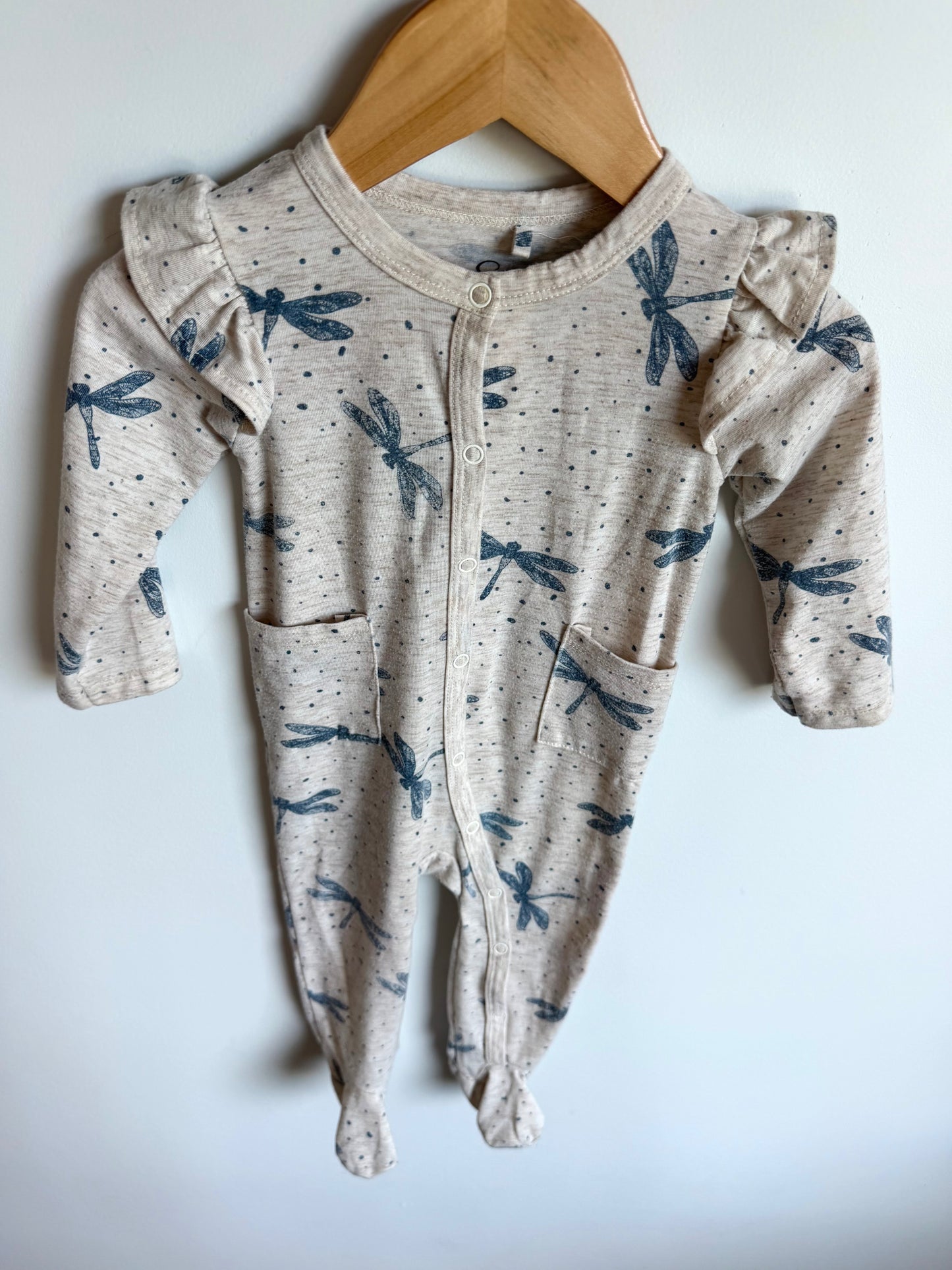 Dragonfly Snap Jumpsuit / 6-9m