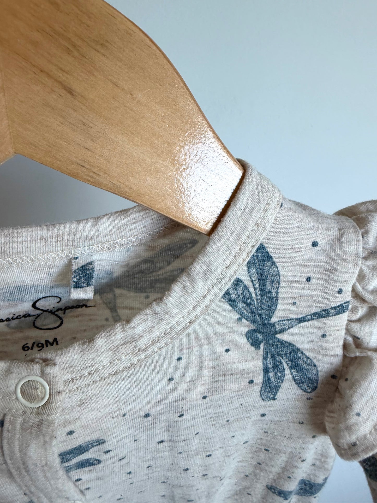 Dragonfly Snap Jumpsuit / 6-9m