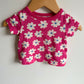 Pink Daisy T-shirt / 0-3m