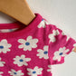 Pink Daisy T-shirt / 0-3m