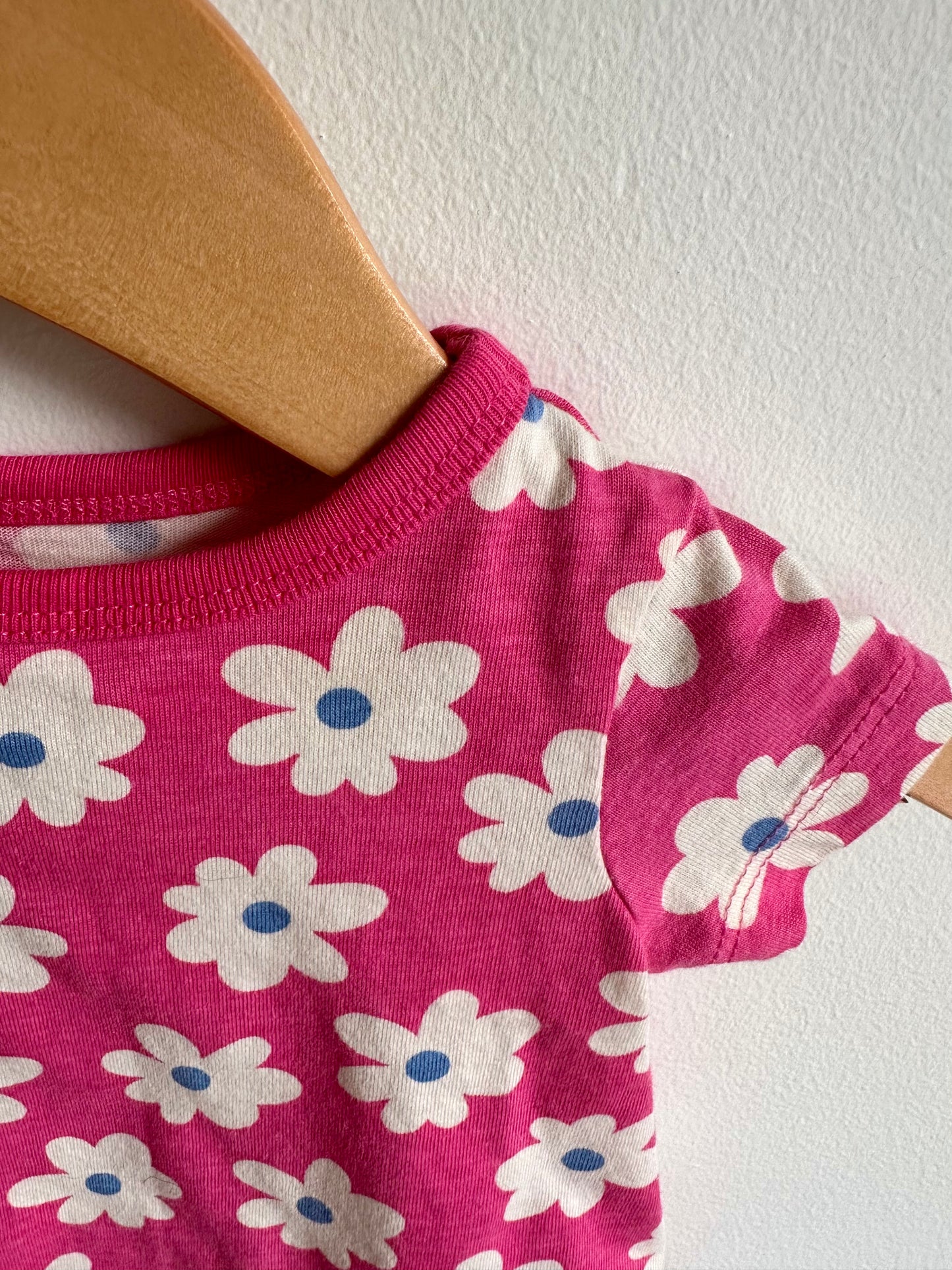 Pink Daisy T-shirt / 0-3m