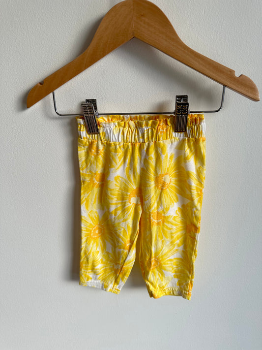 Yellow Sunflower Pants / 6m