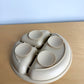 Set of 2 Tan Suction Plates