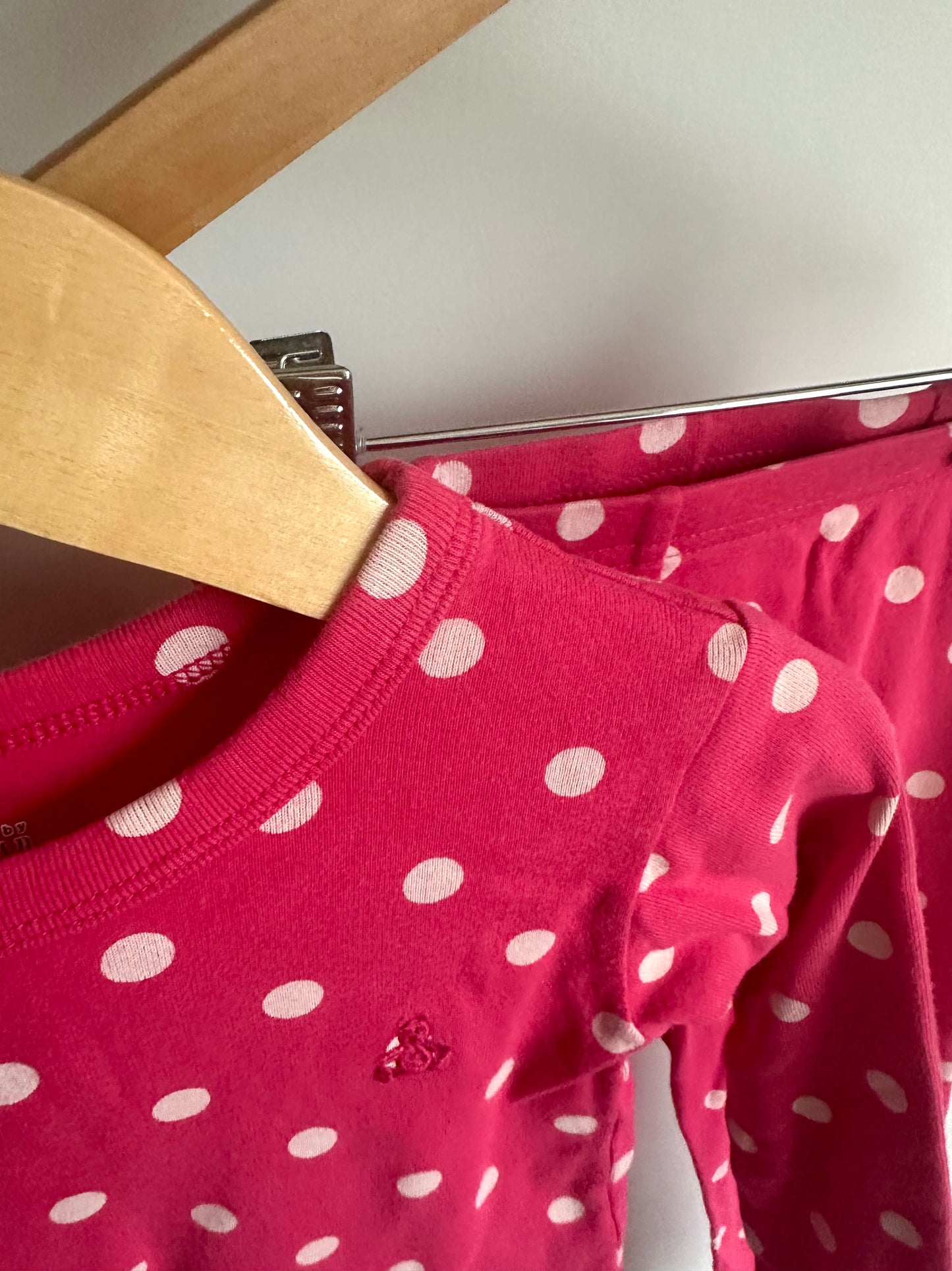 Pink Dot PJ Set / 3T