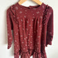 Ettie + H Maroon Floral Dress / 5 years