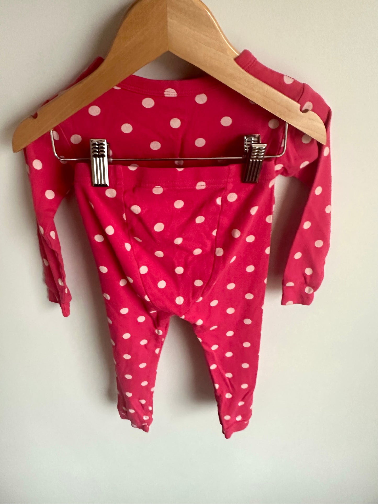 Pink Dot PJ Set / 3T