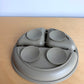 Set of 2 Tan Suction Plates