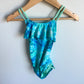 Blue Ruffle Swimsuit / 2T