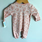 Little Sister Animal Print Sleeper (With tags) / 0-3m