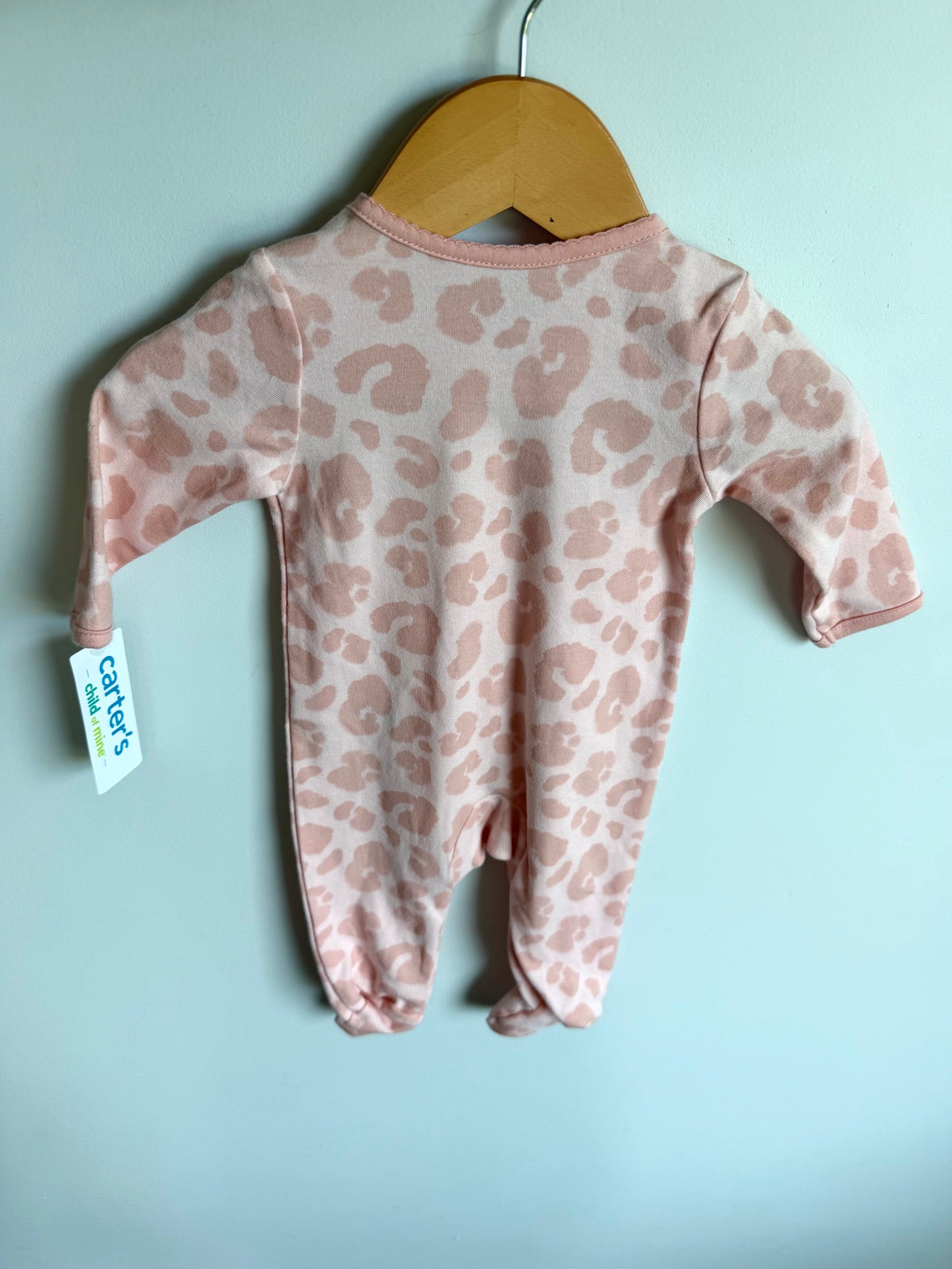 Little Sister Animal Print Sleeper (With tags) / 0-3m