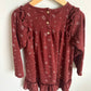 Ettie + H Maroon Floral Dress / 5 years