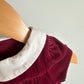 Gap Maroon Velour Dress / 6-12m
