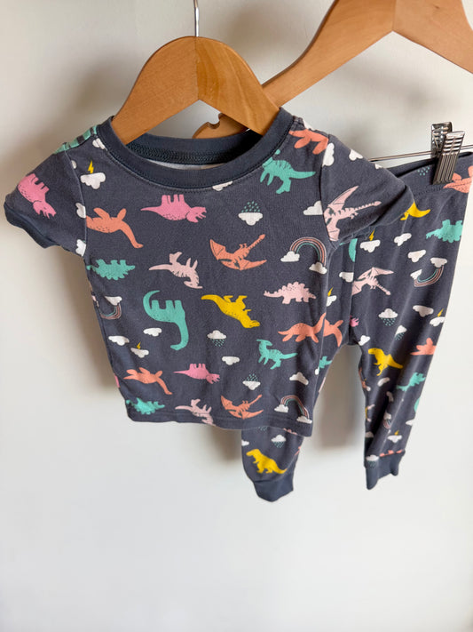 Dino Rainbow PJ Set / 18m