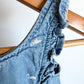 Flamingo Chambray Romper / 18-24m