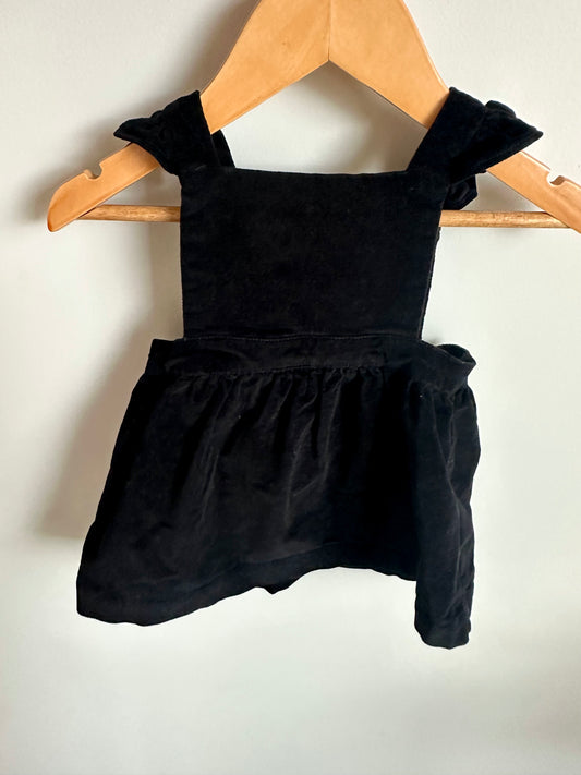 Gap Black Overall Dress / 6-12m