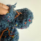 Blue Speckled Slippers Handmade / Size 2 Infant?