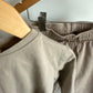Taupe Crew Neck + Pants Set / 18-24m