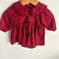 H&M Organic Crimson Bodysuit Dress / 1-2m