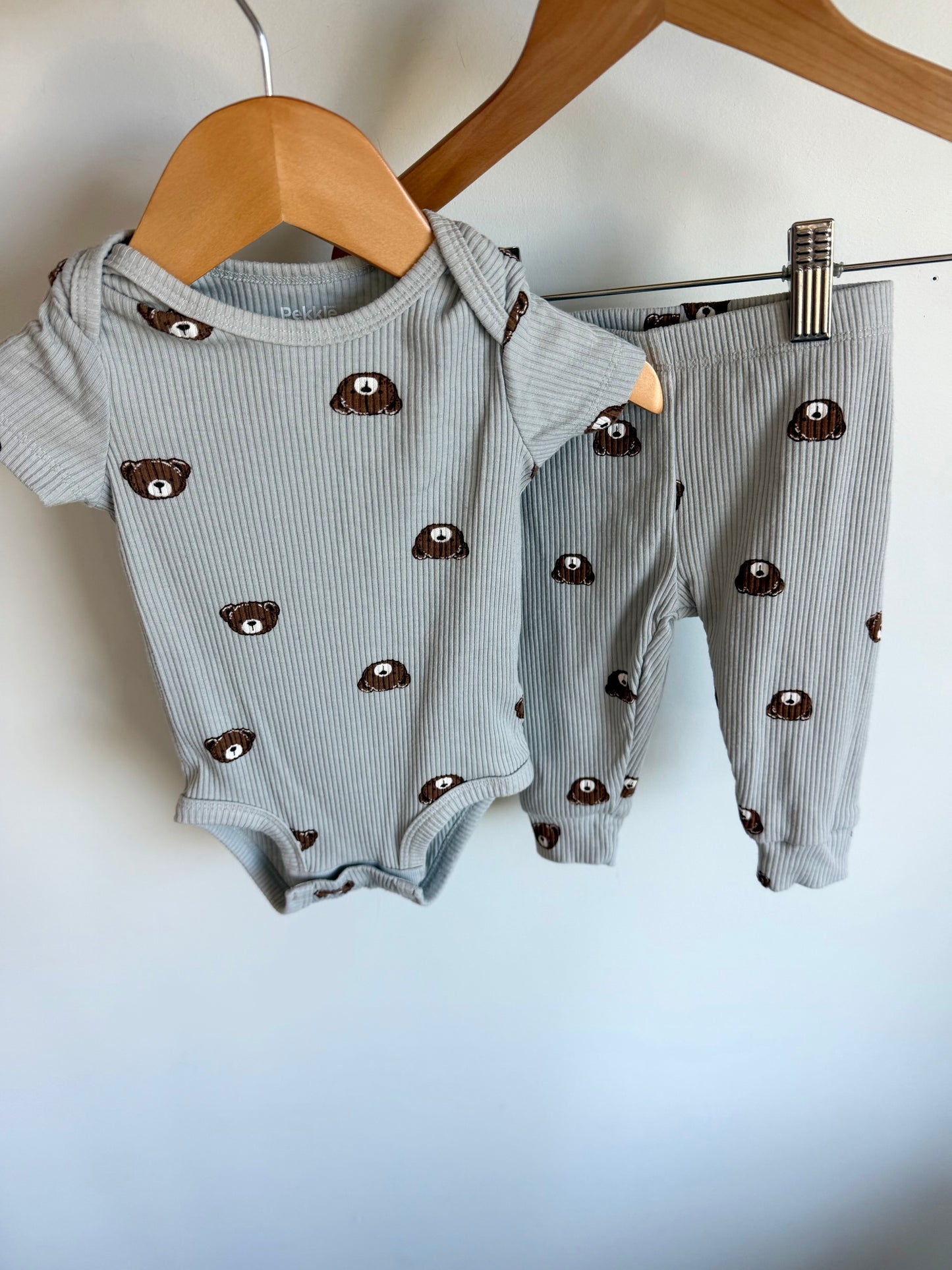 Bear Bodysuit + Pants Set / 6m