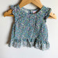 Butterfly Floral Eyelet Bottom Tunic Top / 18-24m