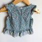 Butterfly Floral Eyelet Bottom Tunic Top / 18-24m