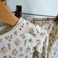 Bamboo Cream Floral PJ Set / 24m