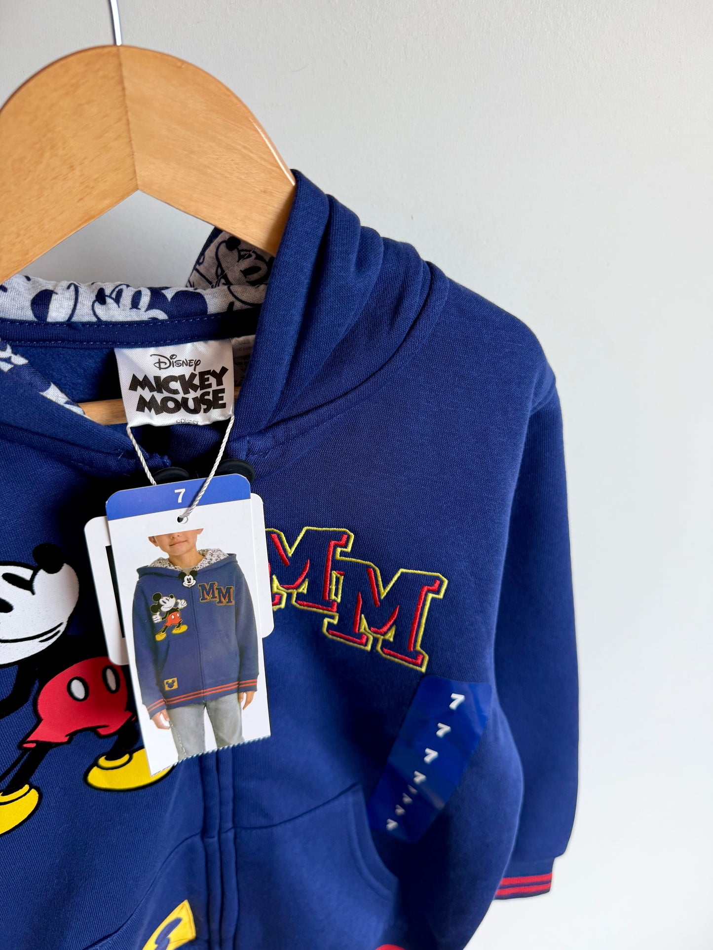 Mickey Mouse Hoodie (With tags) / 7 years