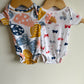 Set of 2 Short Sleeve Bodysuits - Bugs / 0-3m