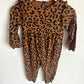 Animal Print Long Sleeve Jumpsuit / 18-24m