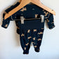 Bear Wrap Top + Pants Set / 3m