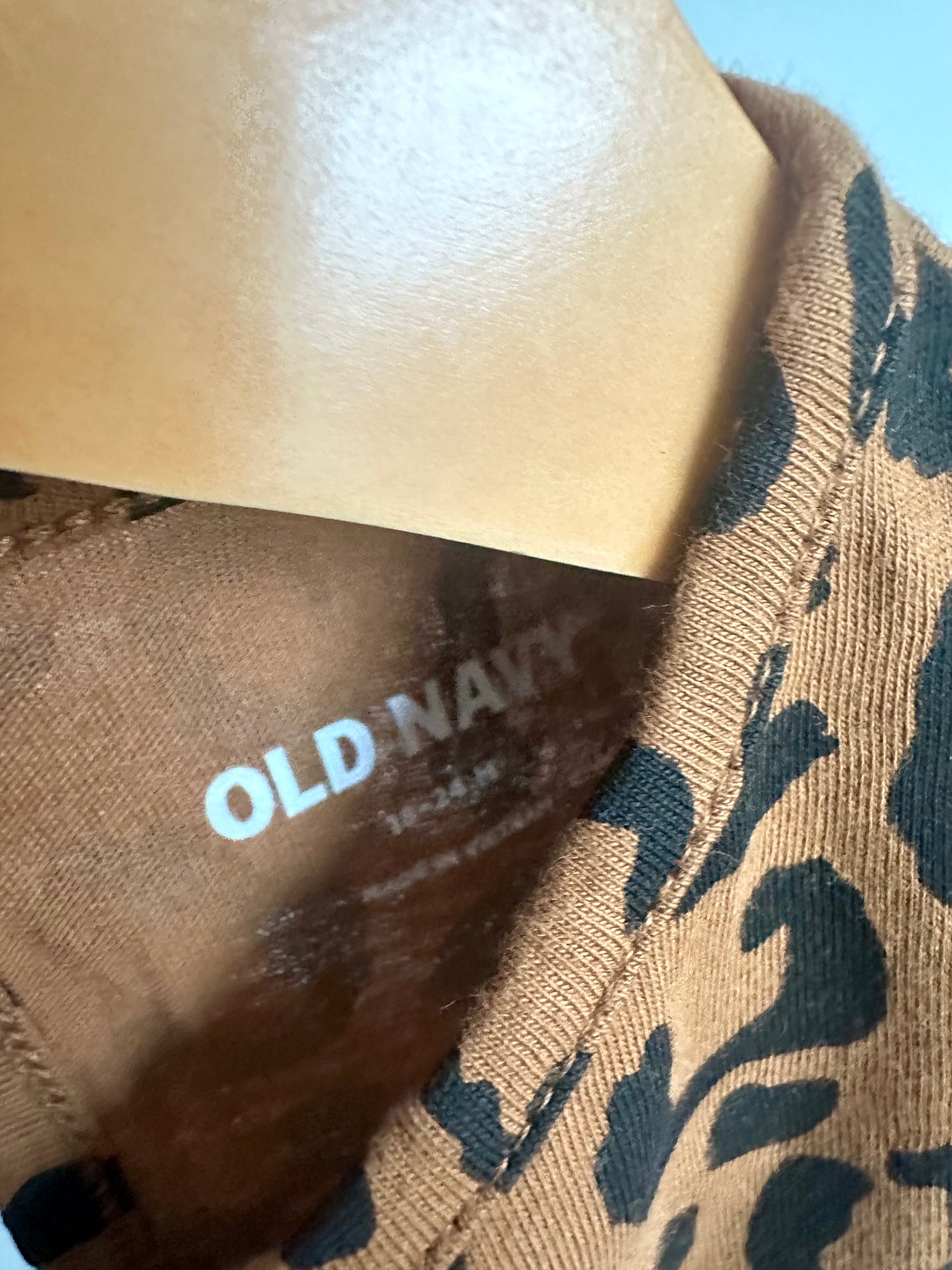 Animal Print Long Sleeve Jumpsuit / 18-24m